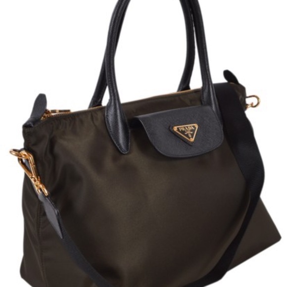 Prada Black and Brown Tote Bag - Picture 1 of 8